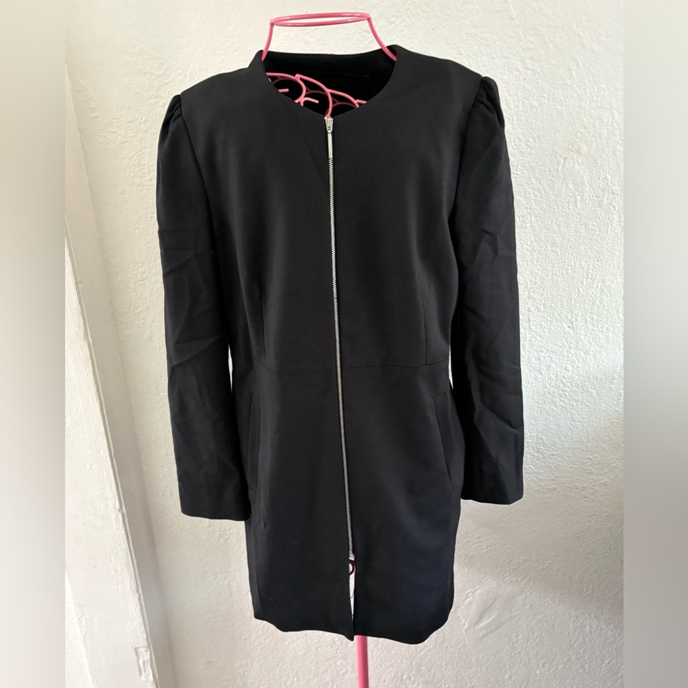 Zara suit style zip up jacket
